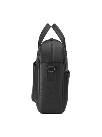 Roncato Alaska Aktentasche RFID Schutz Leder 42 cm Laptopfach in nero