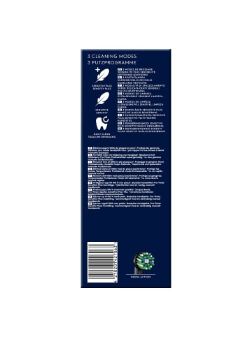 Oral-B Elektr. Zahnbürste "Vitality Pro" + 10 Aufsteckbürsten "Pro - CrossAction"