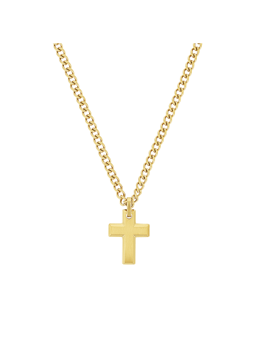 S. Oliver Edelstahl vergoldet Halskette 50cm