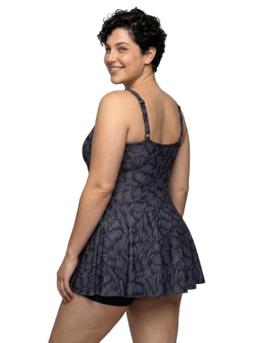 Ulla Popken Badeanzug in schwarz