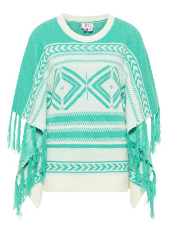 IZIA Damen Poncho in Hellgrün