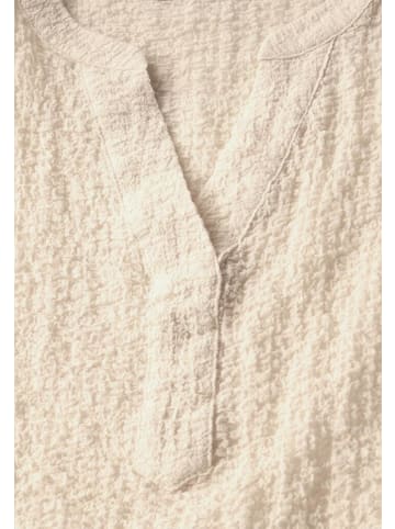 Cecil Halbarmbluse in light beige