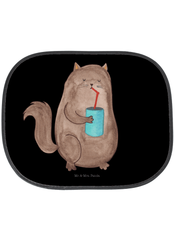 Mr. & Mrs. Panda Sonnenblende Auto Katze Dose ohne Spruch in Schwarz