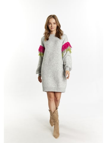 IZIA Damen Pullover in Grau Melange