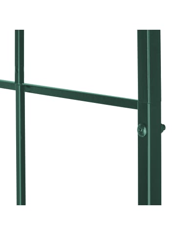 relaxdays Rosenbogen in Grün - (B)110 x (H)224 x (T)41 cm
