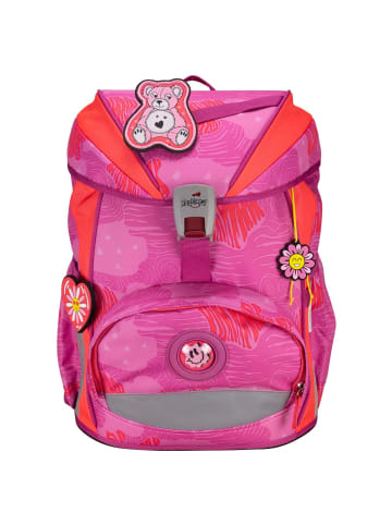 DerDieDas ErgoFlex Light - Schulranzen Set 5tlg. 800g (Neon Crazy) in Roses