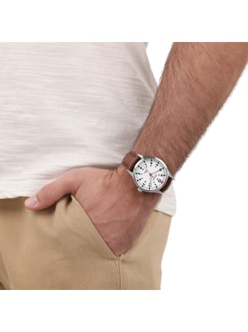 JOOP! Quarzuhr Edelstahl, IP schwarz in Silber