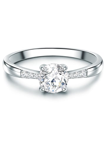Trilani Ring aus Sterling Silber mit Zirkonia in silber