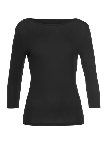 Melrose Rundhalsshirt in schwarz