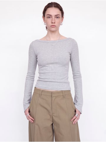 JJXX Top in Light Grey Melange