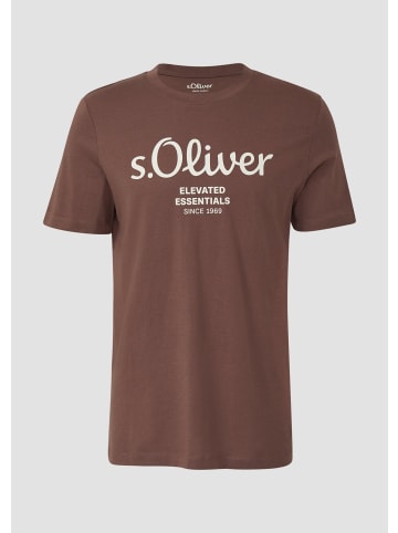 s.Oliver T-Shirt in 89D1_dunkelbraun
