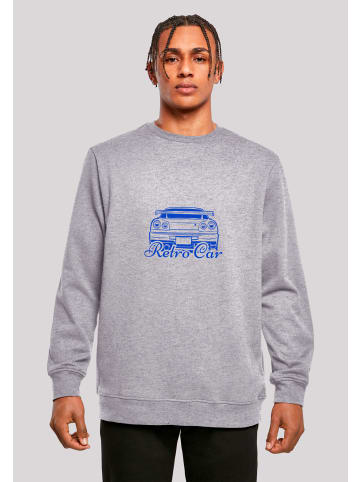 F4NT4STIC Sweatshirt Retro Car Japanese Streetstyle in grau meliert