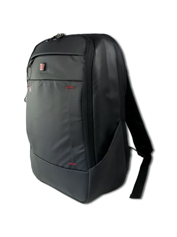 Travel n meet Businessrucksack, Freizeitrucksack Kunstleder ca. 28cm breit ca. 43cm hoch