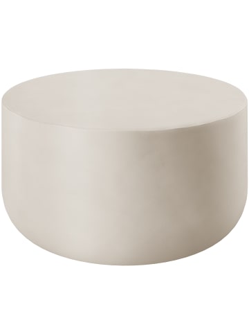 tectake Runder Couchtisch  Ronan  80 x 39,5 cm, weiß