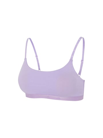 adidas Bralette Sport Active Essentials Cotton in powder plum