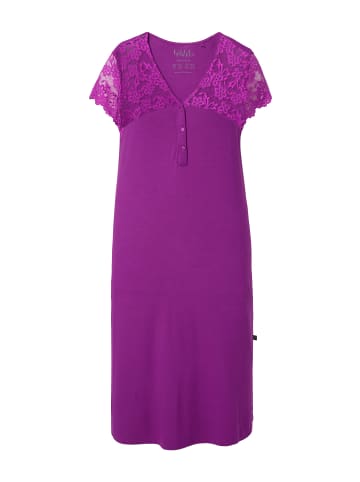 Ulla Popken Nachthemd in helle pflaume