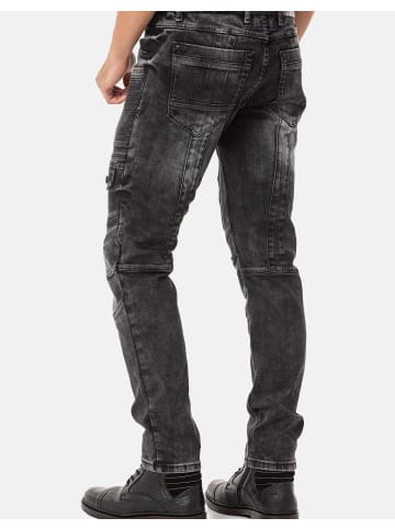 Cipo & Baxx Jeanshose CD844 in BLACK