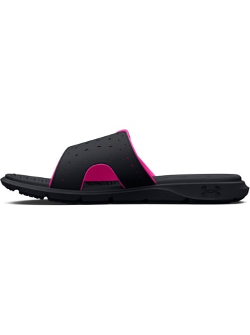 Under Armour "UA Ignite 7 Slides" in Schwarz