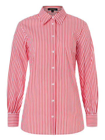 More & More Streifenbluse in regular blouse stripes soft red