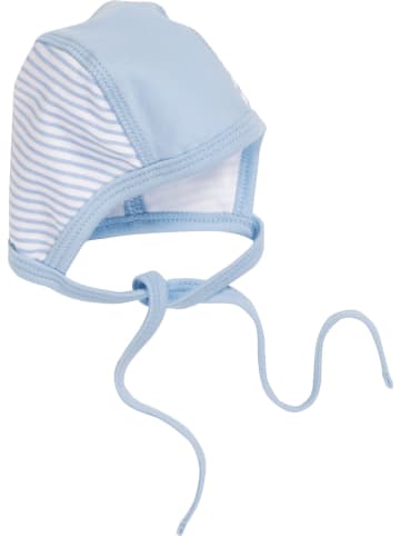Schnizler Kinder Mütze "Erstlingsmütze Interlock Ringel" in Blau