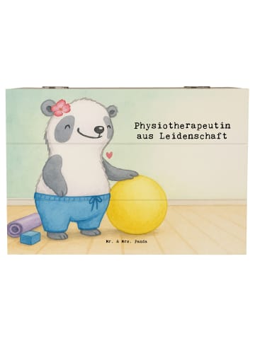 Mr. & Mrs. Panda Aufbewahrungsbox Physiotherapeutin Leidenschaft... in Weiß