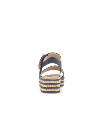 Gabor Plateau Sandalen für Damen in dunkel-blau