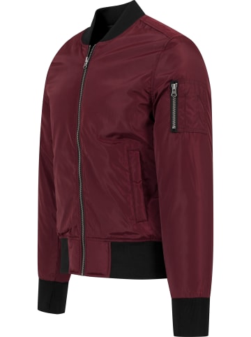 Urban Classics Urban Classics Herren 2-Tone Bomber Jacket in burgundy/black