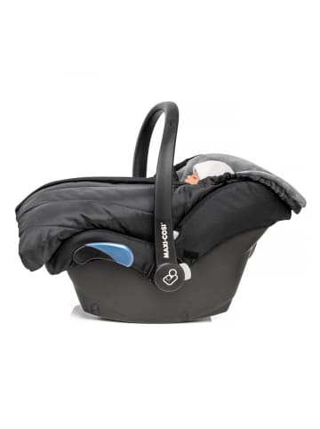 Zamboo Winter Fußsack Deluxe für Babyschale (Maxi-Cosi, in schwarz