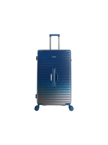 Saxoline SX Blue Elite Spinner Koffer Set Gr. M/L mit TSA-Zahlenschloss in blue gradient