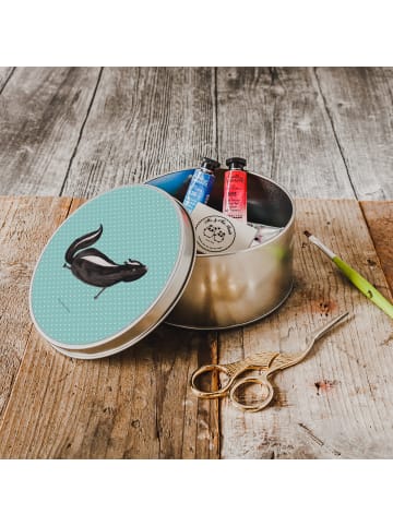 Mr. & Mrs. Panda zuckerdose Stinktier Yoga ohne Spruch in Türkis Pastell