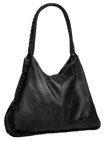 Samantha Look Shopper echt Leder in schwarz