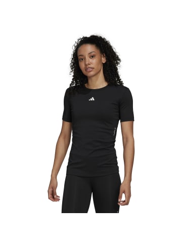 adidas Performance Funktionsshirt TECHFIT TRAINING in black-white