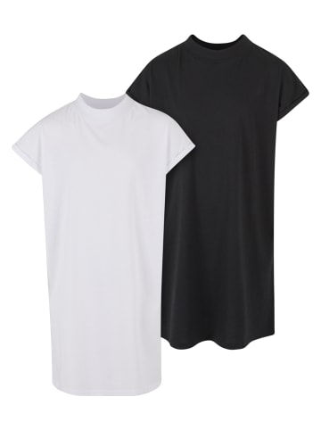 Urban Classics Day Dress in black+white