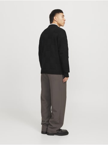 Jack & Jones Strickpullover in Black Beauty