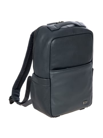 BRIC`s Torino Rucksack Leder 37 cm Laptopfach in navy