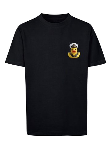F4NT4STIC T-Shirt Rubber Duck Captain TEE UNISEX in schwarz