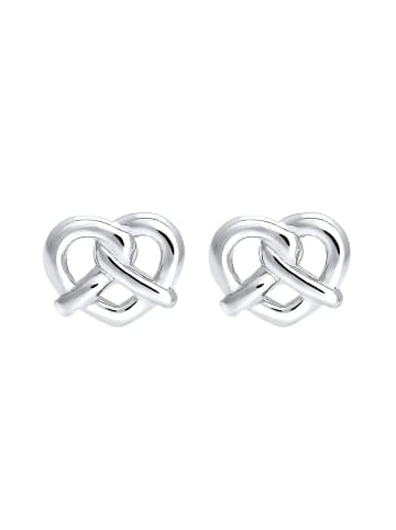 Elli Ohrringe 925 Sterling Silber Brezel, Trachtenschmuck in Silber