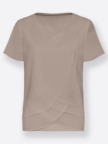 WITT WEIDEN Georgettebluse in sesam