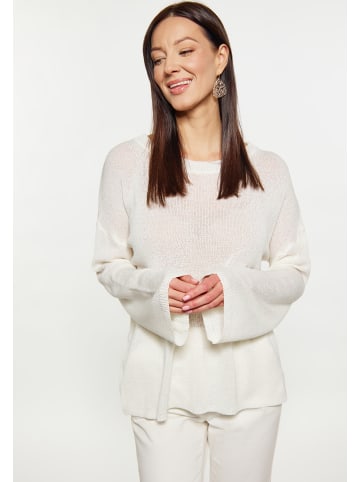 usha WHITE LABEL Pullover in Wollweiss