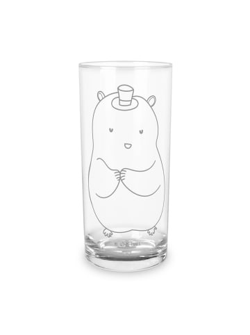 Mr. & Mrs. Panda Wasserglas Hamster Hut ohne Spruch in Transparent