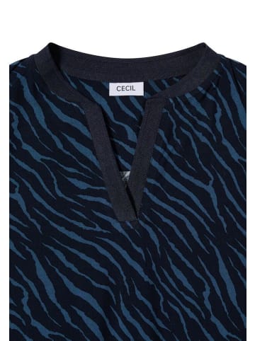 Cecil Langarmbluse in urban dark blue