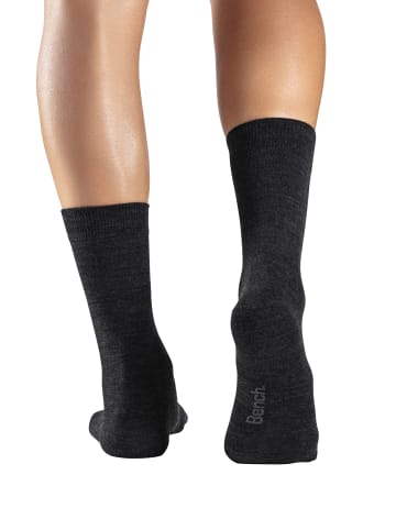Bench Socken in 3x anthrazit