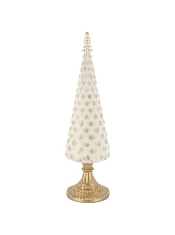 Chic Antique Deko WEIHNACHTSBAUM NOEL Antik Creme Gold 42 cm