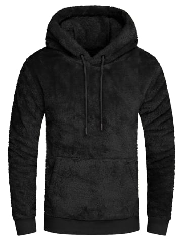 behype Kapuzensweat HOOD in schwarz