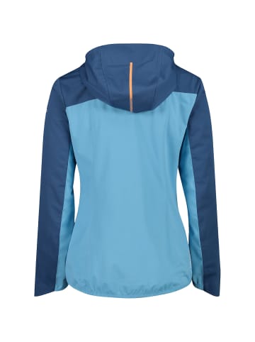 cmp Softshelljacke, Funktionsjacke WOMAN JACKET FIX HOOD in Blau