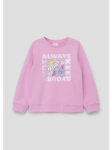 s.Oliver Sweatshirt langarm in Pink