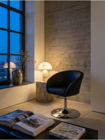 KADIMA DESIGN Design Relaxsessel SPM2.157 Loungesessel Kunstleder Cocktailsessel in Schwarz