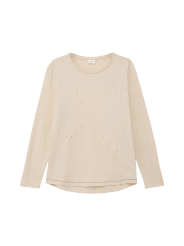 s.Oliver T-Shirt langarm in Beige