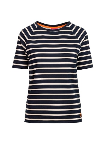 Salzhaut Shirt INEKE in Navy-Beige