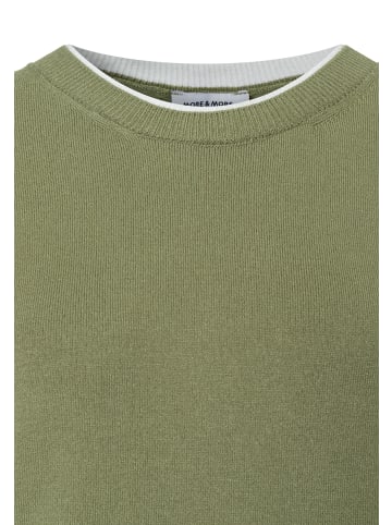 More & More sportiver Pullover, 1/2 Arm in green